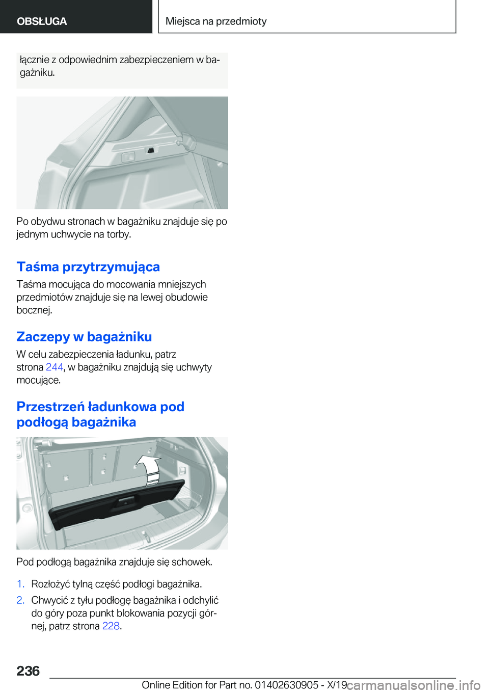 BMW X2 2020  Instrukcja obsługi (in Polish) �ł�