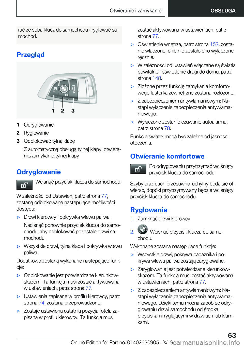 BMW X2 2020  Instrukcja obsługi (in Polish) �r�a�