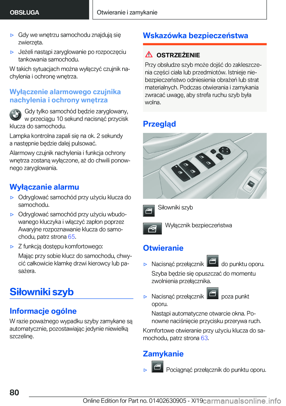 BMW X2 2020  Instrukcja obsługi (in Polish) 'x�G�d�y��w�e��w�n�