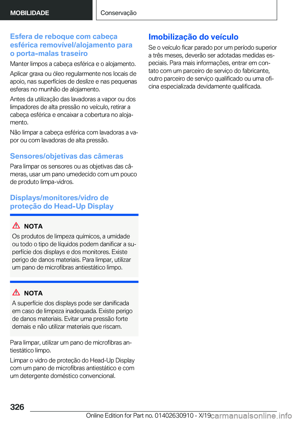 BMW X2 2020  Manual do condutor (in Portuguese) �E�s�f�e�r�a��d�e��r�e�b�o�q�u�e��c�o�m��c�a�b�e�