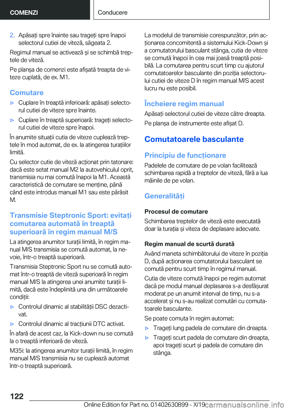 BMW X2 2020  Ghiduri De Utilizare (in Romanian) �2�.�A�p�