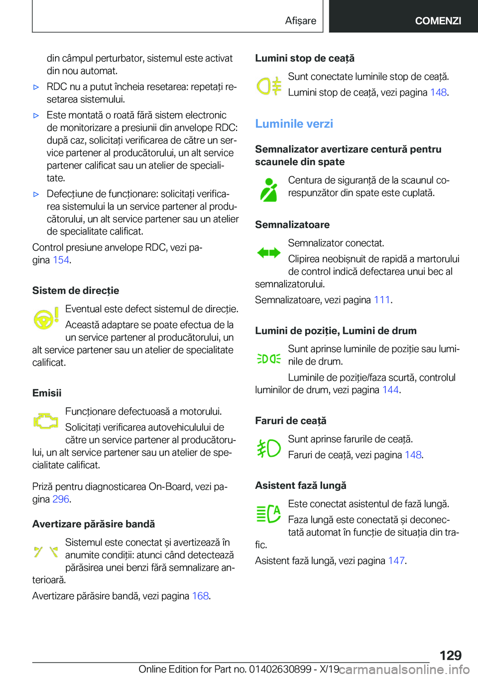 BMW X2 2020  Ghiduri De Utilizare (in Romanian) �d�i�n��c�