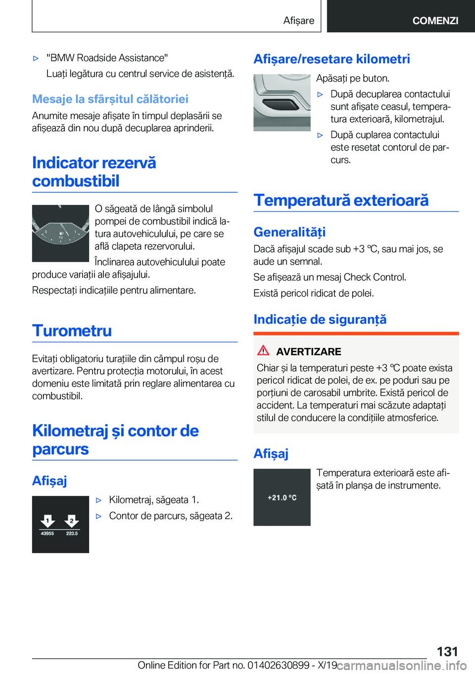 BMW X2 2020  Ghiduri De Utilizare (in Romanian) 'x��B�M�W��R�o�a�d�s�i�d�e��A�s�s�i�s�t�a�n�c�e�
�L�u�a*�i��l�e�g�
