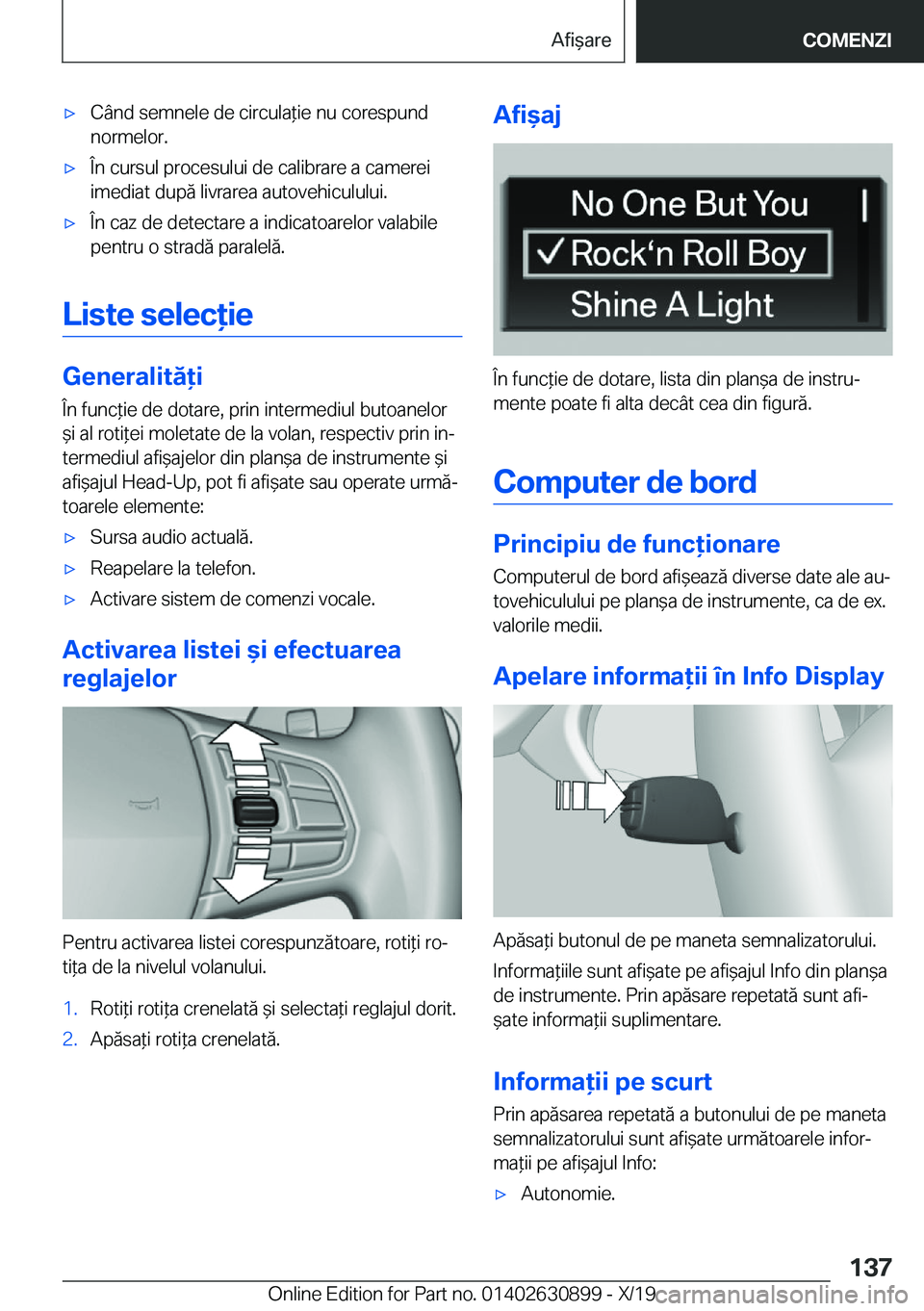 BMW X2 2020  Ghiduri De Utilizare (in Romanian) 'x�C�
