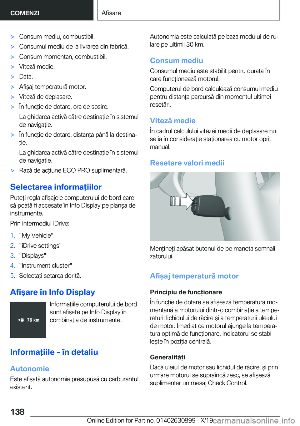 BMW X2 2020  Ghiduri De Utilizare (in Romanian) 'x�C�o�n�s�u�m��m�e�d�i�u�,��c�o�m�b�u�s�t�i�b�i�l�.'x�C�o�n�s�u�m�u�l��m�e�d�i�u��d�e��l�a��l�i�v�r�a�r�e�a��d�i�n��f�a�b�r�i�c�