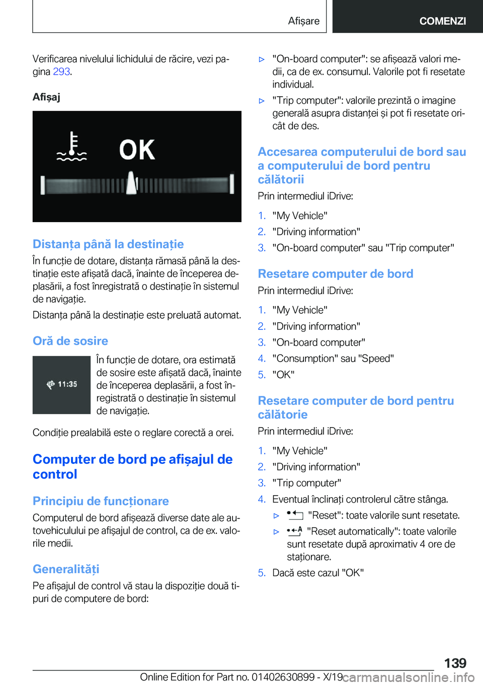 BMW X2 2020  Ghiduri De Utilizare (in Romanian) �V�e�r�i�f�i�c�a�r�e�a��n�i�v�e�l�u�l�u�i��l�i�c�h�i�d�u�l�u�i��d�e��r�