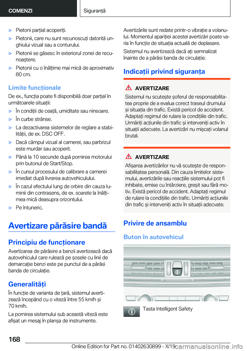 BMW X2 2020  Ghiduri De Utilizare (in Romanian) 'x�P�i�e�t�o�n�i��p�a�r*�i�a�l��a�c�o�p�e�r�i*�i�.'x�P�i�e�t�o�n�i�i�,��c�a�r�e��n�u��s�u�n�t��r�e�c�u�n�o�s�c�u*�i��d�a�t�o�r�i�t�