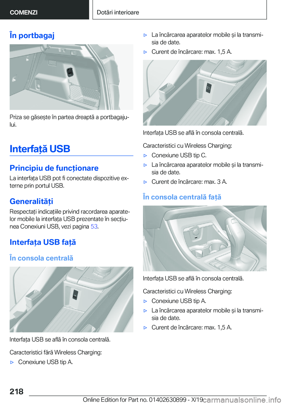 BMW X2 2020  Ghiduri De Utilizare (in Romanian) �