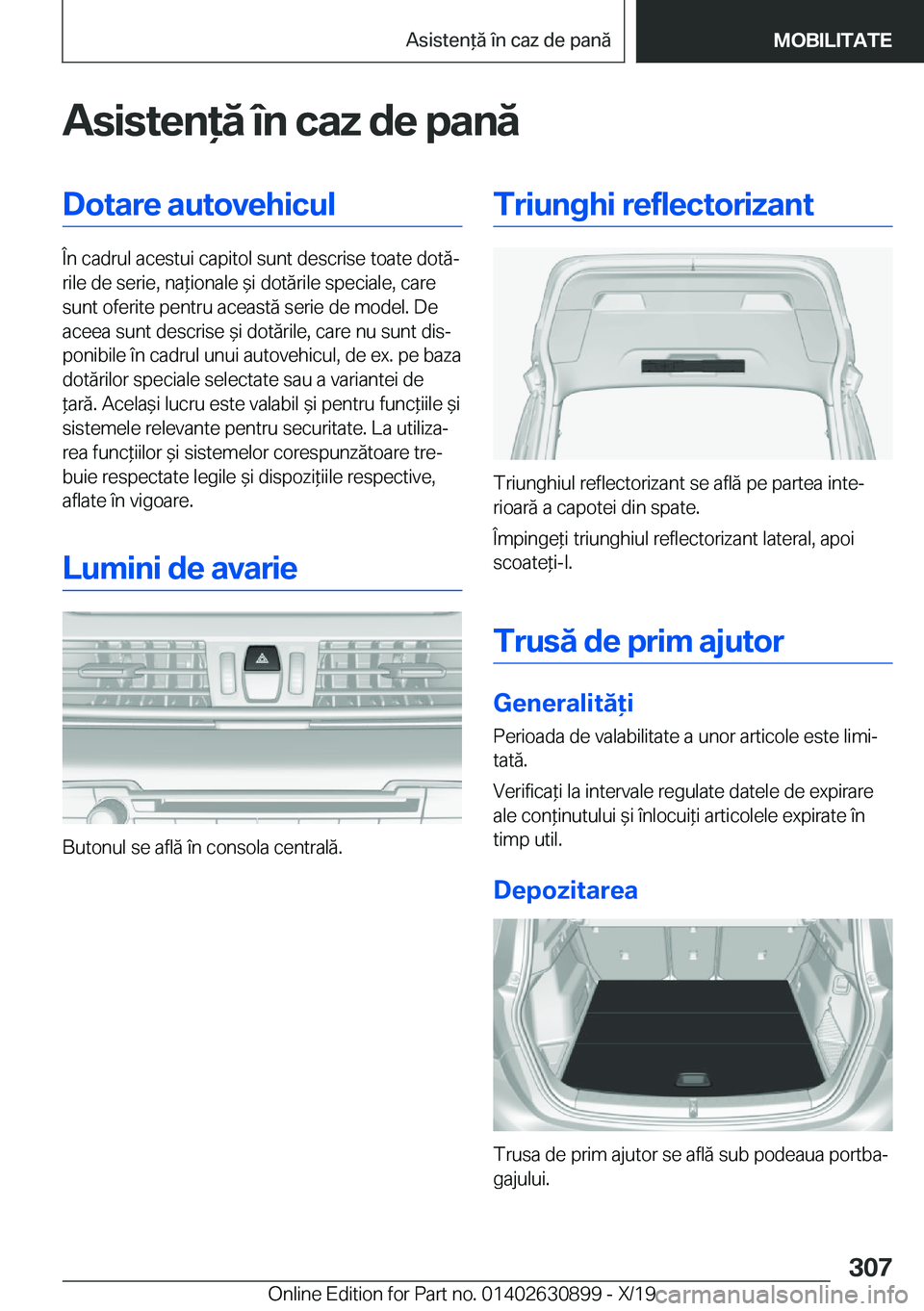 BMW X2 2020  Ghiduri De Utilizare (in Romanian) �A�s�i�s�t�e�n�