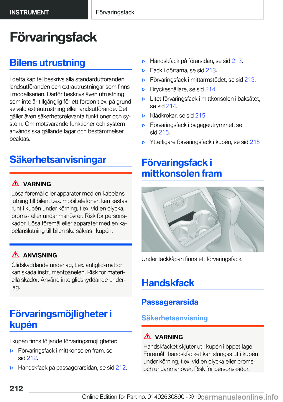 BMW X2 2020  InstruktionsbÖcker (in Swedish) �F�