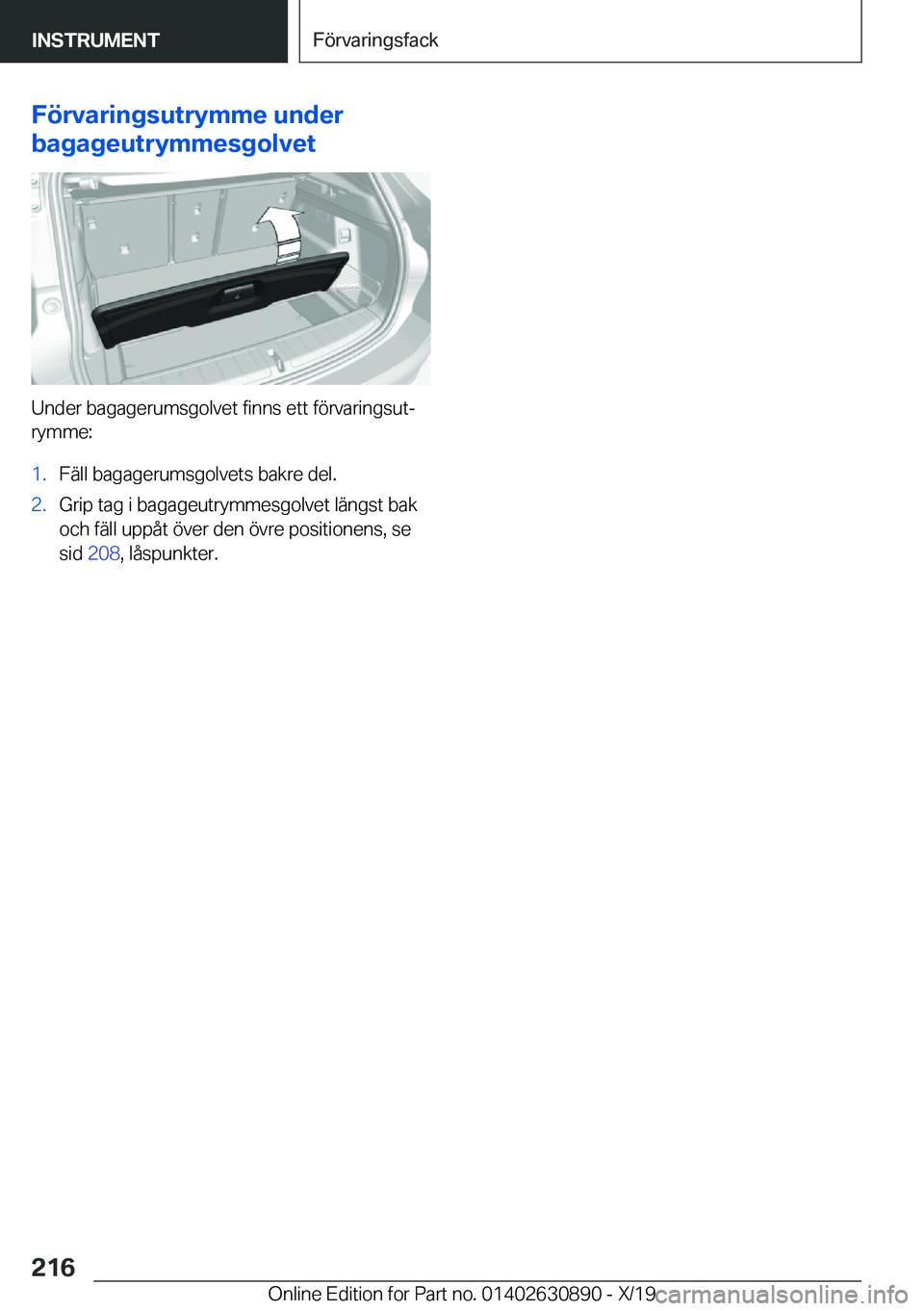 BMW X2 2020  InstruktionsbÖcker (in Swedish) �F�