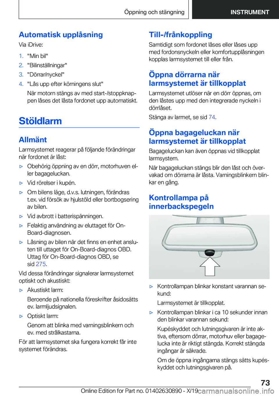BMW X2 2020  InstruktionsbÖcker (in Swedish) �A�u�t�o�m�a�t�i�s�k��u�p�p�l�å�s�n�i�n�g
�V�i�a��i�D�r�i�v�e�:�1�.��M�i�n��b�i�l��2�.��B�i�l�i�n�s�t�ä�l�l�n�i�n�g�a�r��3�.��D�