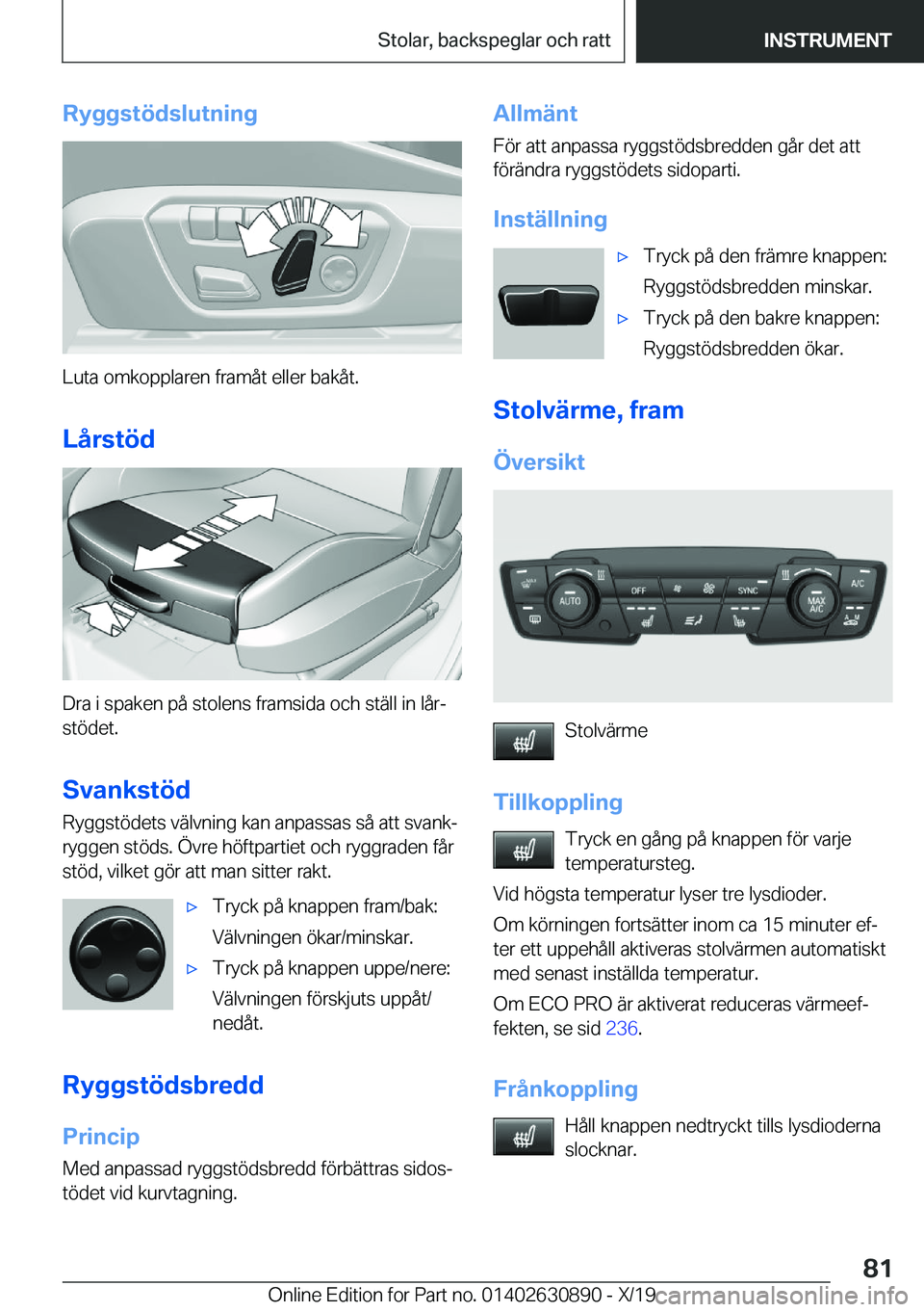 BMW X2 2020  InstruktionsbÖcker (in Swedish) �R�y�g�g�s�t�