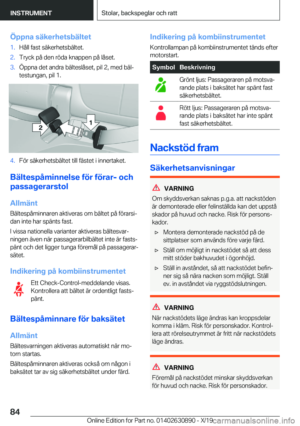 BMW X2 2020  InstruktionsbÖcker (in Swedish) �