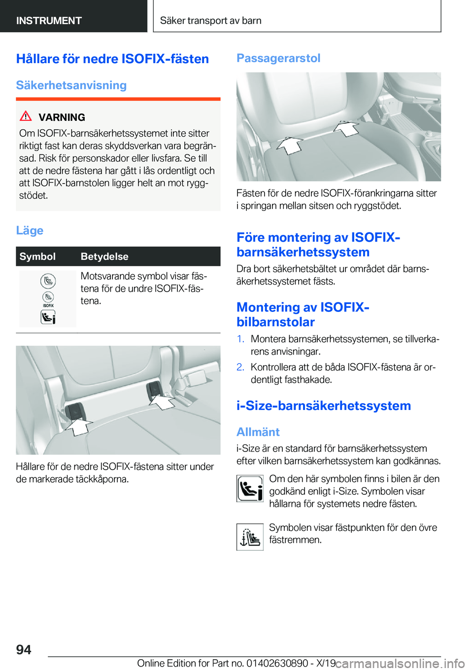 BMW X2 2020  InstruktionsbÖcker (in Swedish) �H�å�l�l�a�r�e��f�