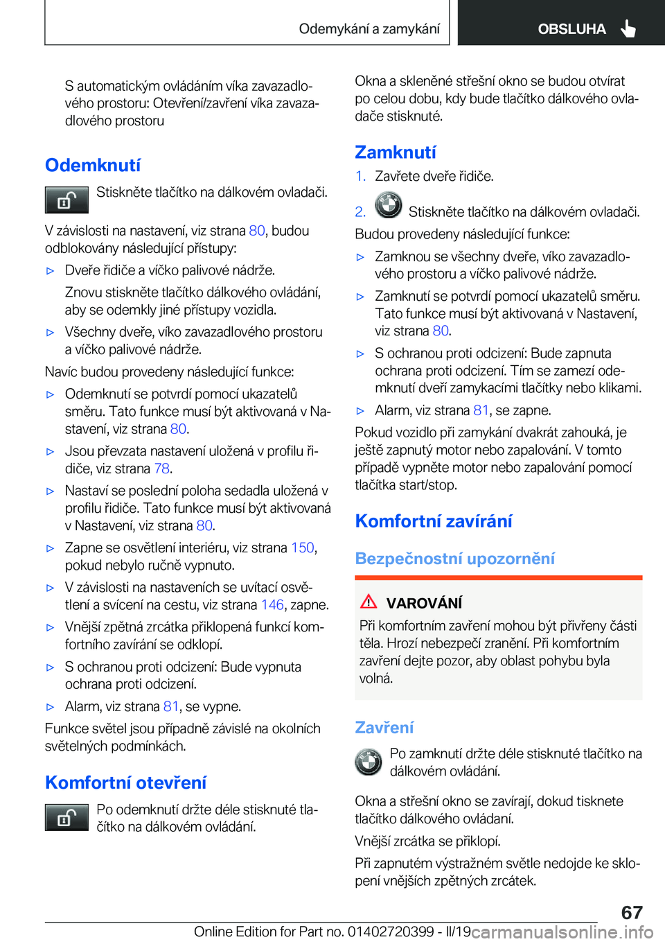 BMW X2 2019  Návod na použití (in Czech) �S��a�u�t�o�m�a�t�i�c�k�