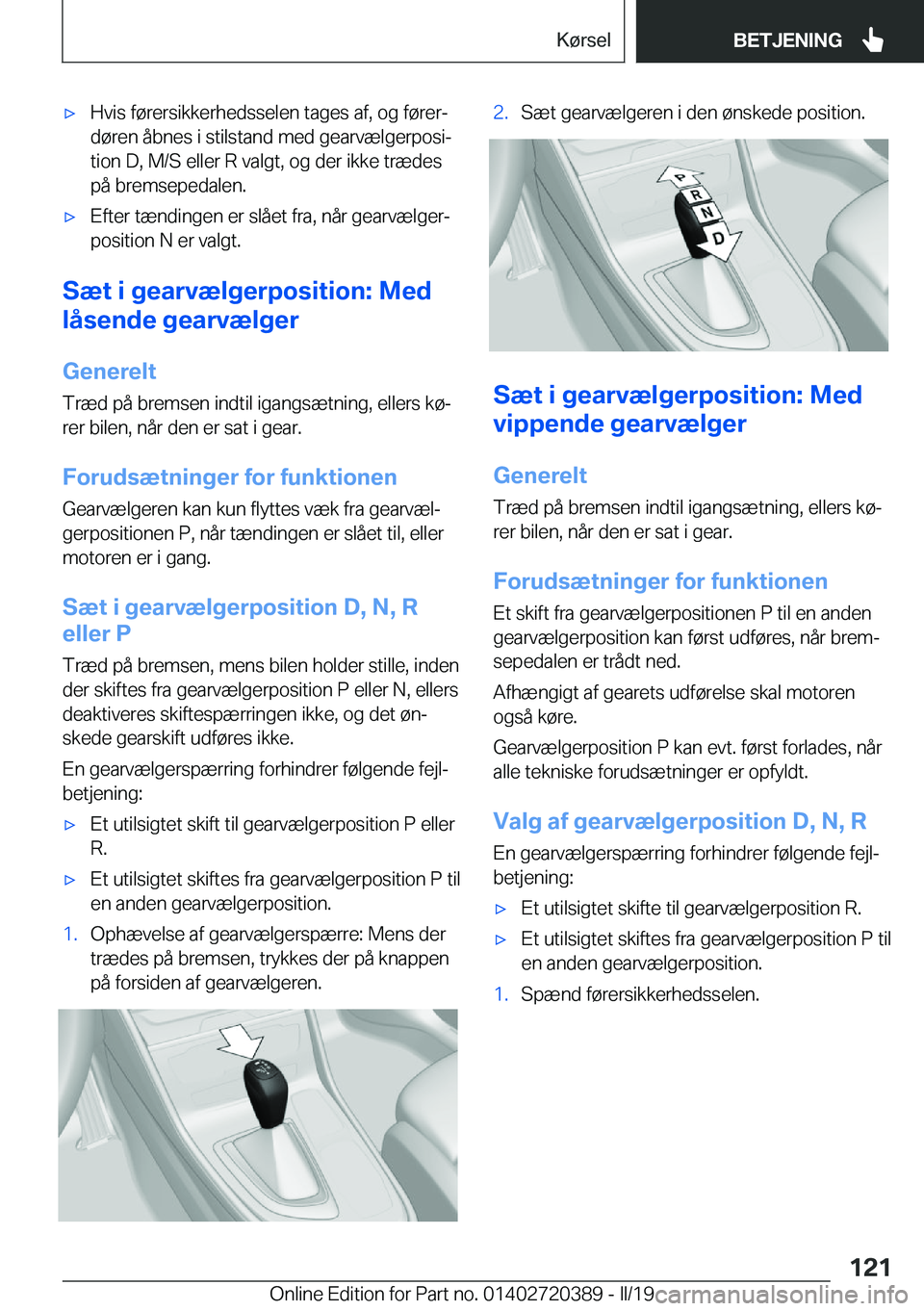 BMW X2 2019  InstruktionsbØger (in Danish) 'x�H�v�i�s��f�