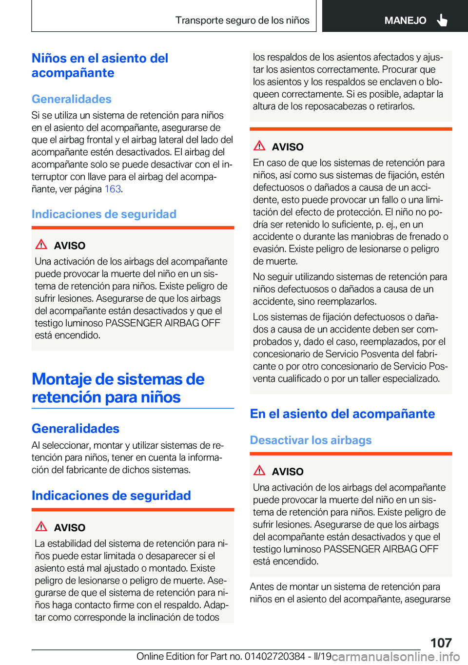 BMW X2 2019  Manuales de Empleo (in Spanish) �N�i�