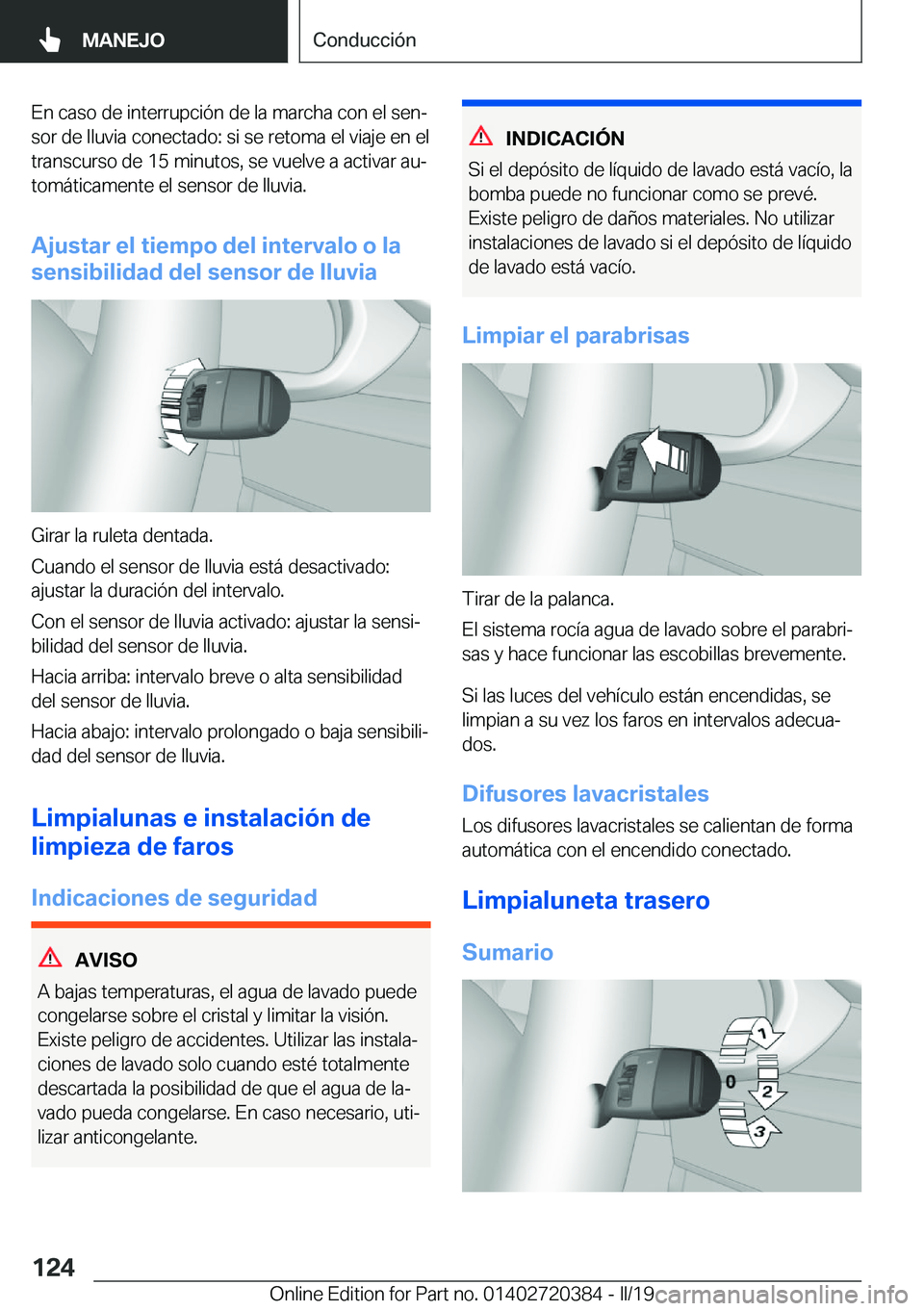 BMW X2 2019  Manuales de Empleo (in Spanish) �E�n��c�a�s�o��d�e��i�n�t�e�r�r�u�p�c�i�