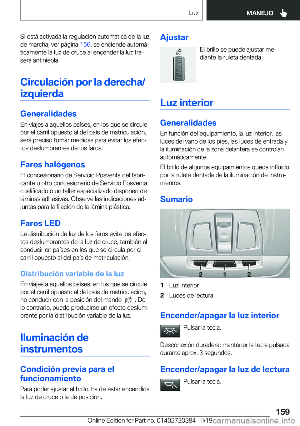 BMW X2 2019  Manuales de Empleo (in Spanish) �S�i��e�s�t�