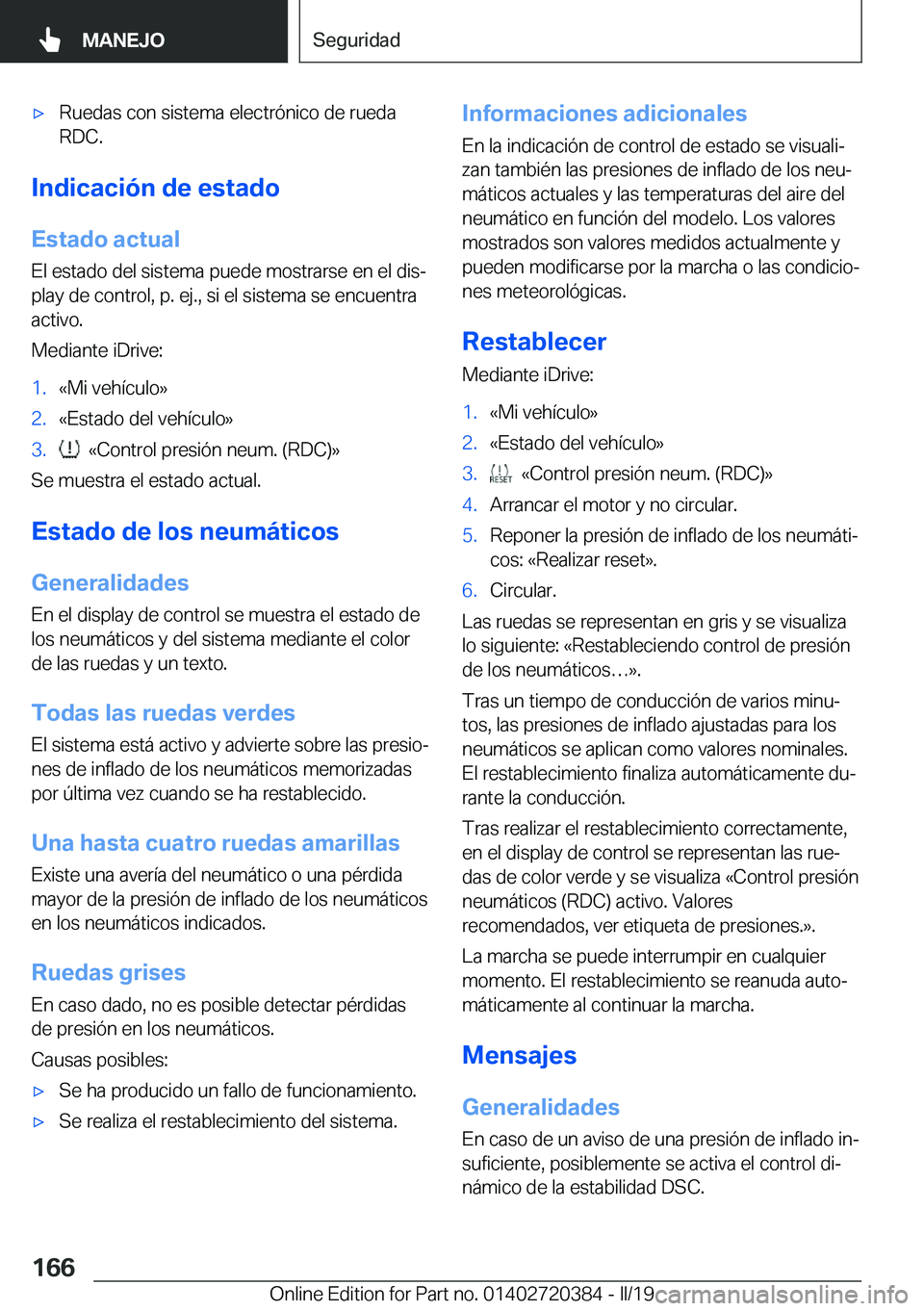 BMW X2 2019  Manuales de Empleo (in Spanish) x�R�u�e�d�a�s��c�o�n��s�i�s�t�e�m�a��e�l�e�c�t�r�