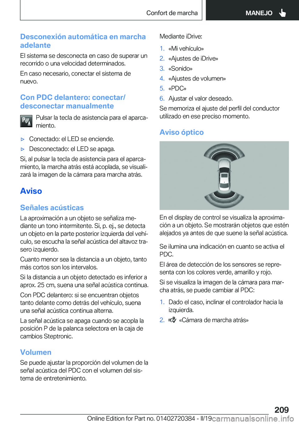 BMW X2 2019  Manuales de Empleo (in Spanish) �D�e�s�c�o�n�e�x�i�