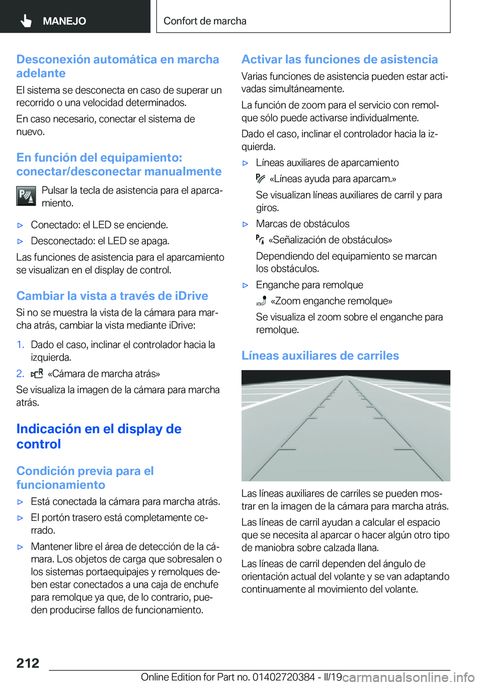 BMW X2 2019  Manuales de Empleo (in Spanish) �D�e�s�c�o�n�e�x�i�