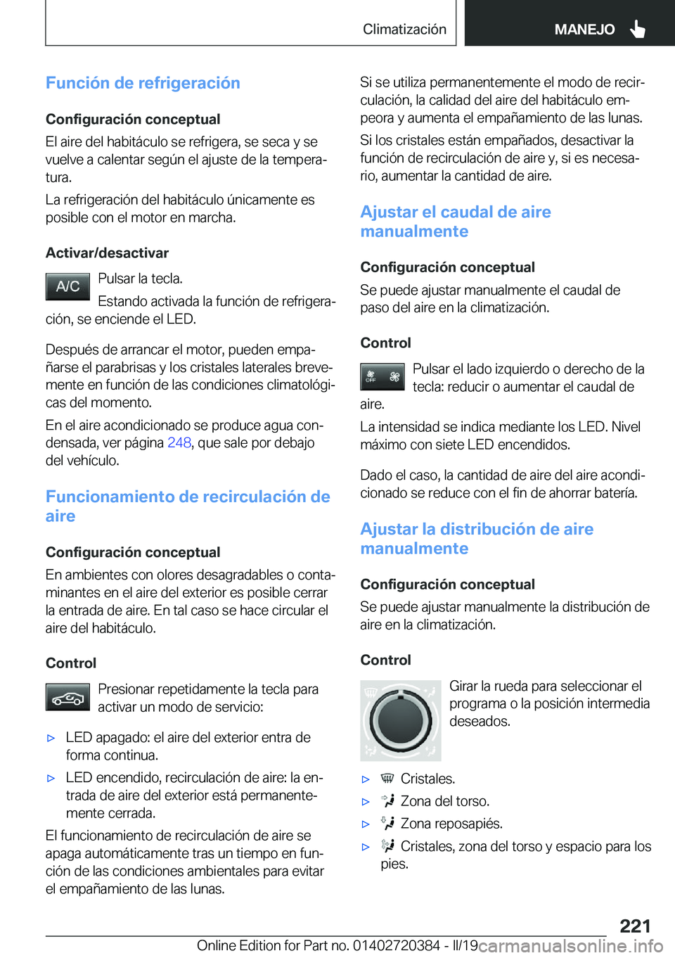 BMW X2 2019  Manuales de Empleo (in Spanish) �F�u�n�c�i�