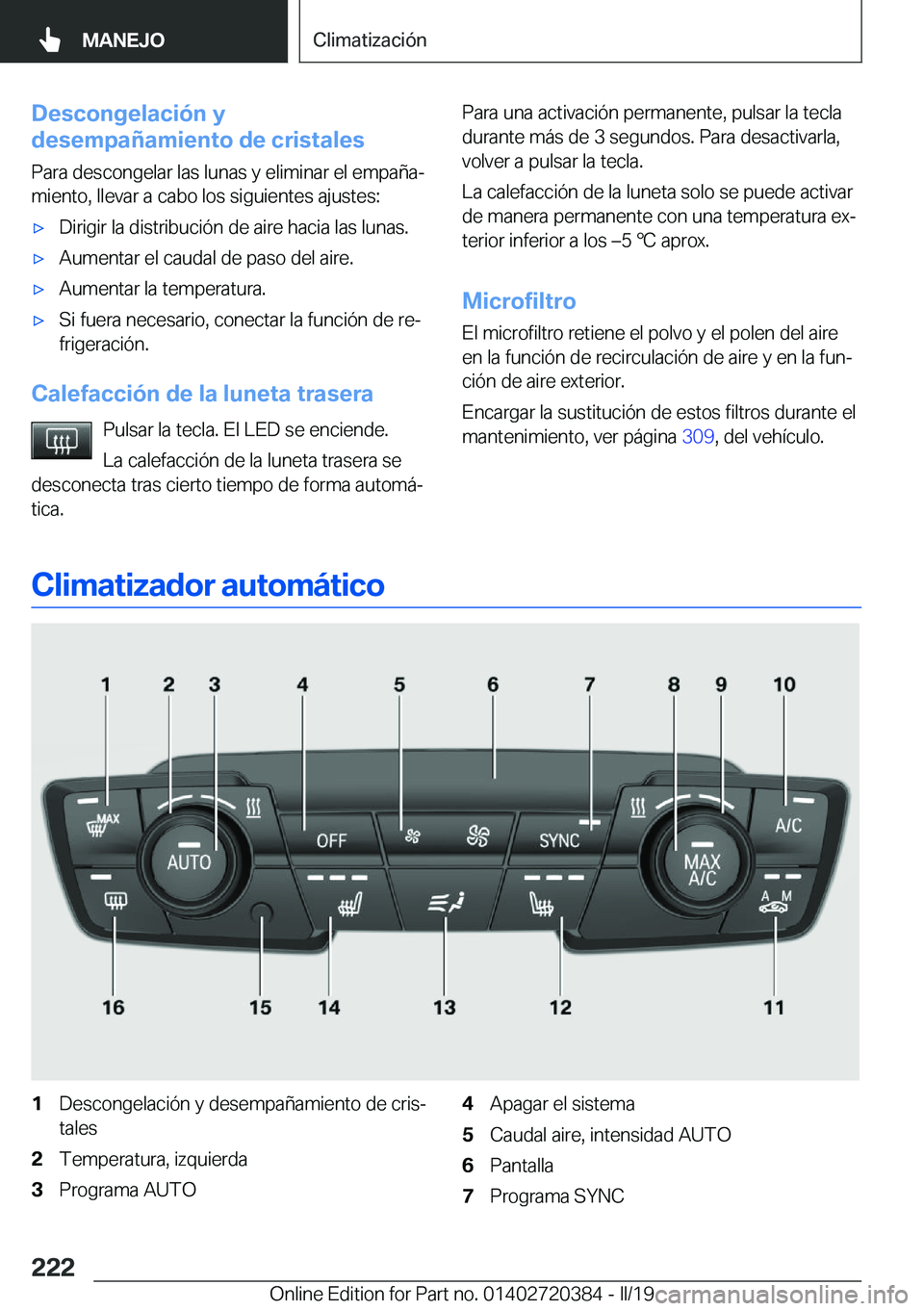BMW X2 2019  Manuales de Empleo (in Spanish) �D�e�s�c�o�n�g�e�l�a�c�i�
