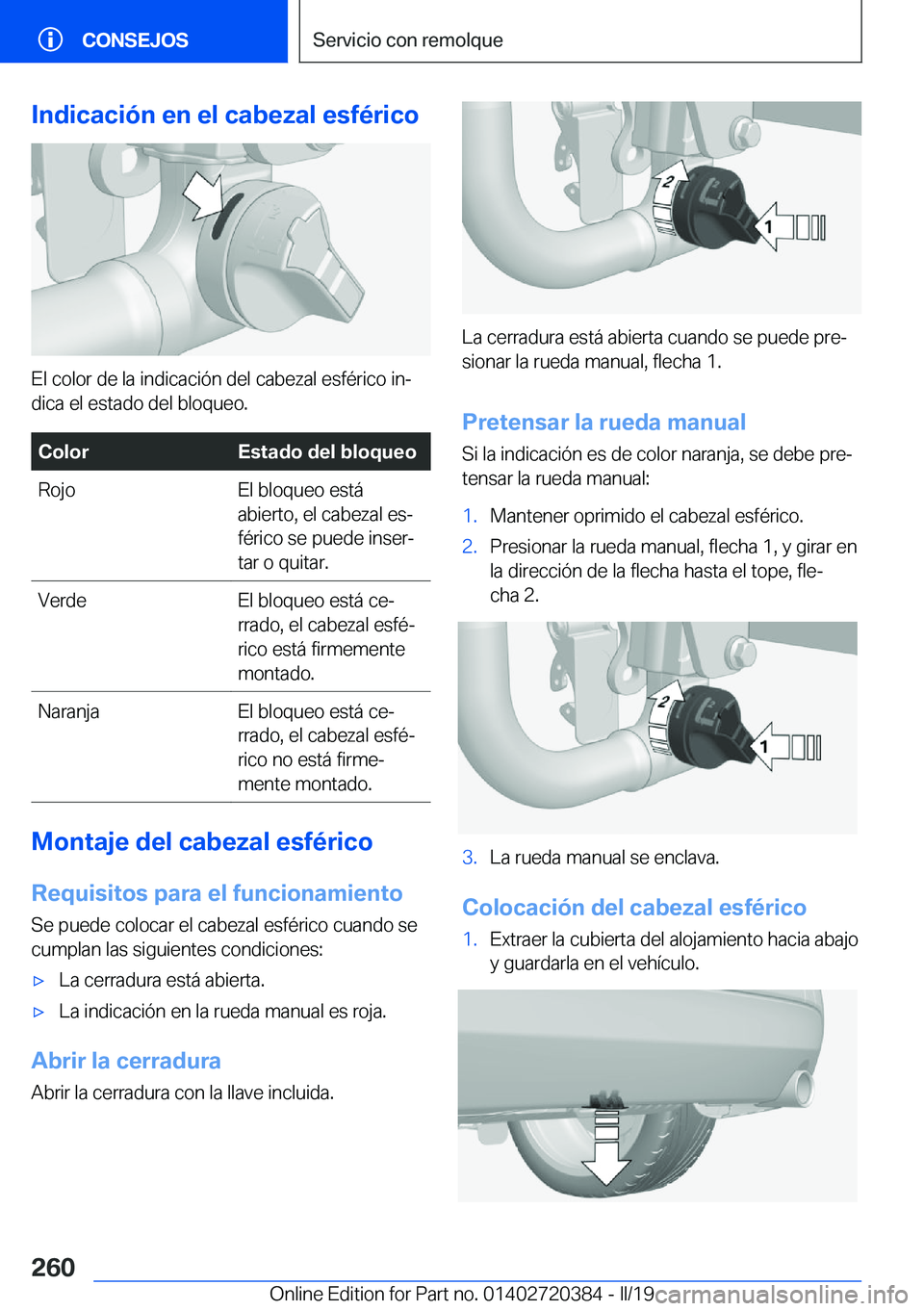 BMW X2 2019  Manuales de Empleo (in Spanish) �I�n�d�i�c�a�c�i�