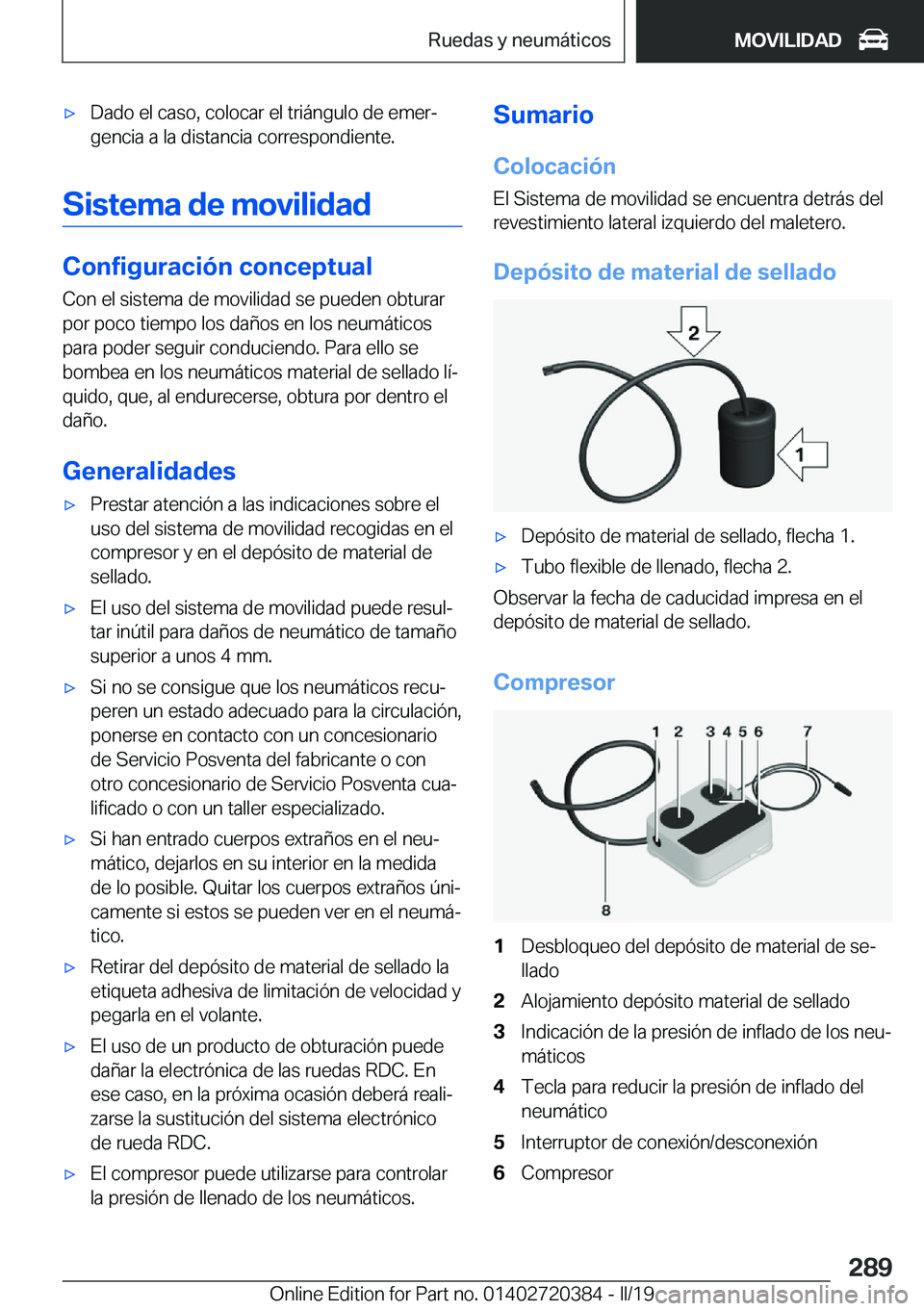 BMW X2 2019  Manuales de Empleo (in Spanish) x�D�a�d�o��e�l��c�a�s�o�,��c�o�l�o�c�a�r��e�l��t�r�i�