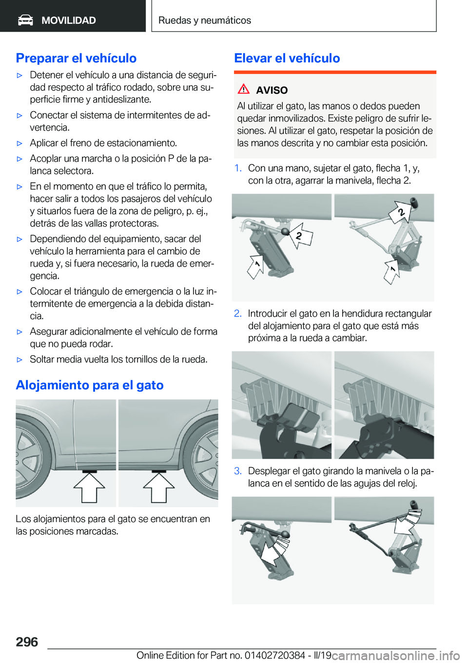 BMW X2 2019  Manuales de Empleo (in Spanish) �P�r�e�p�a�r�a�r��e�l��v�e�h�