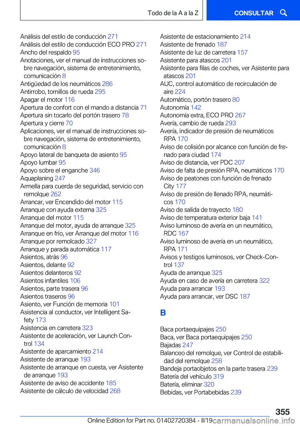 BMW X2 2019  Manuales de Empleo (in Spanish) �A�n�