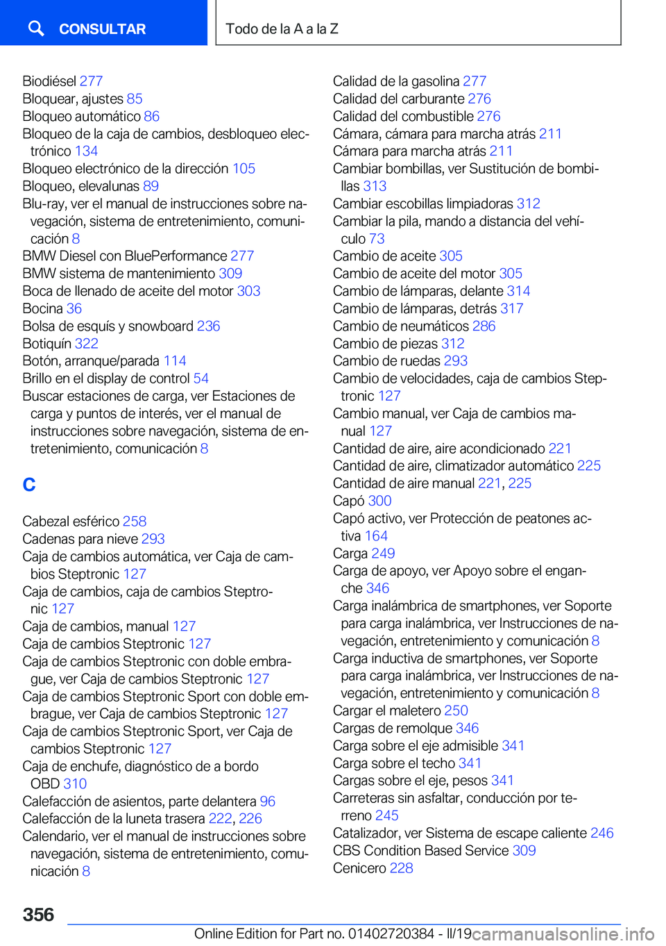 BMW X2 2019  Manuales de Empleo (in Spanish) �B�i�o�d�i�