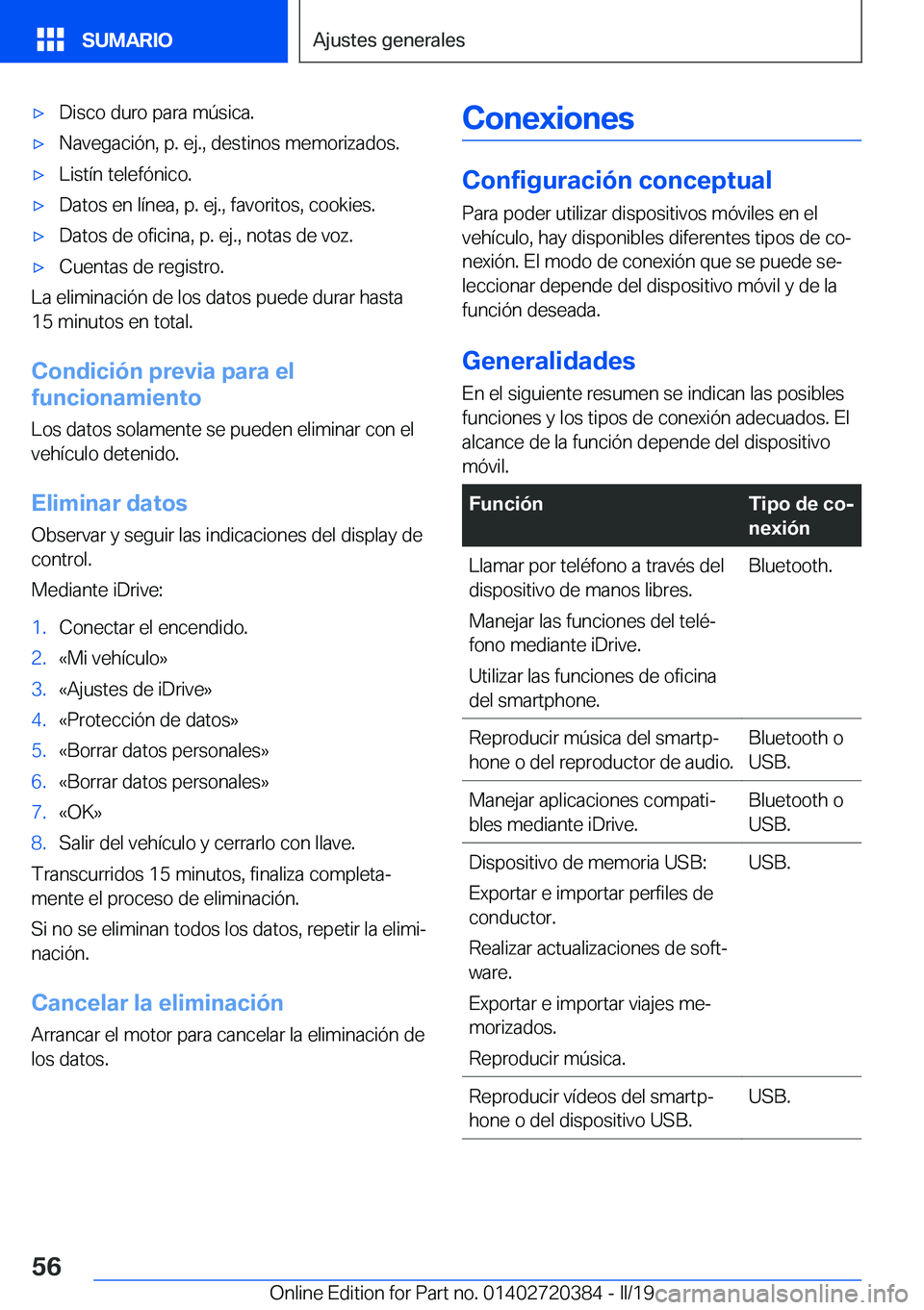 BMW X2 2019  Manuales de Empleo (in Spanish) x�D�i�s�c�o��d�u�r�o��p�a�r�a��m�