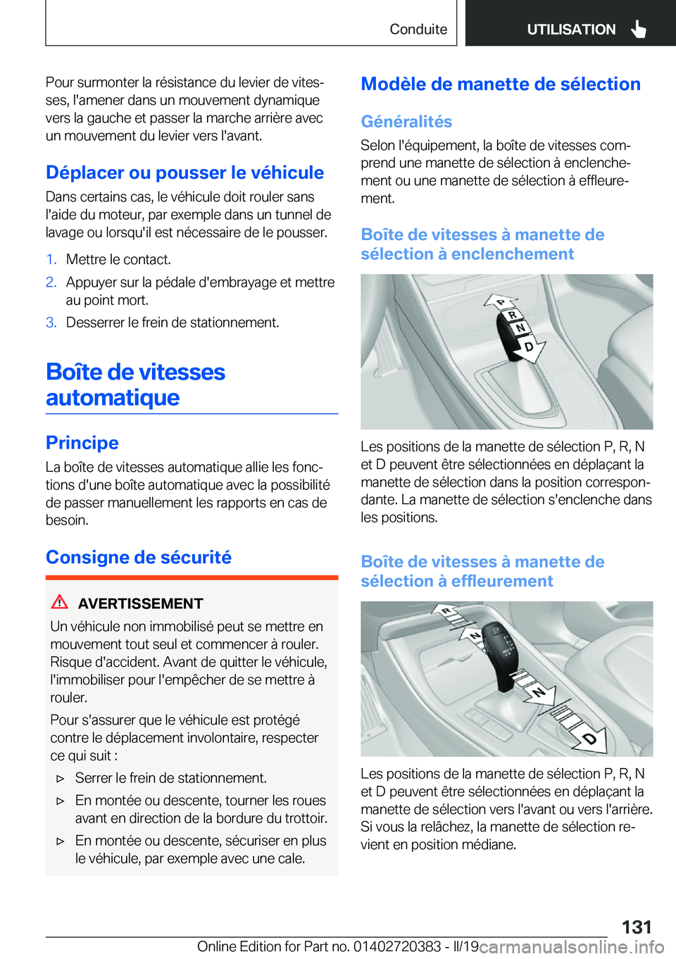 BMW X2 2019  Notices Demploi (in French) �P�o�u�r��s�u�r�m�o�n�t�e�r��l�a��r�é�s�i�s�t�a�n�c�e��d�u��l�e�v�i�e�r��d�e��v�i�t�e�sj
�s�e�s�,��l�'�a�m�e�n�e�r��d�a�n�s��u�n��m�o�u�v�e�m�e�n�t��d�y�n�a�m�i�q�u�e �v�e�r�s��l�a�