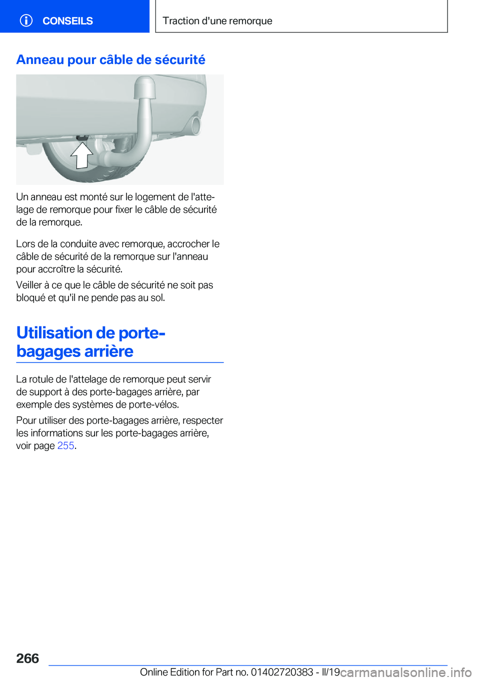 BMW X2 2019  Notices Demploi (in French) �A�n�n�e�a�u��p�o�u�r��c�