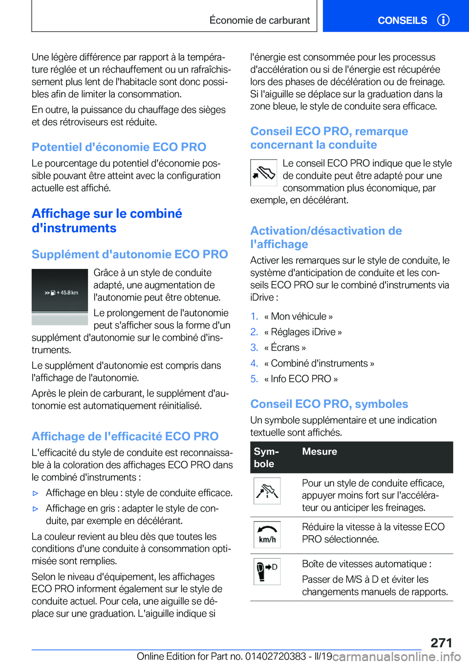 BMW X2 2019  Notices Demploi (in French) �U�n�e��l�é�g�è�r�e��d�i�f�f�é�r�e�n�c�e��p�a�r��r�a�p�p�o�r�t��