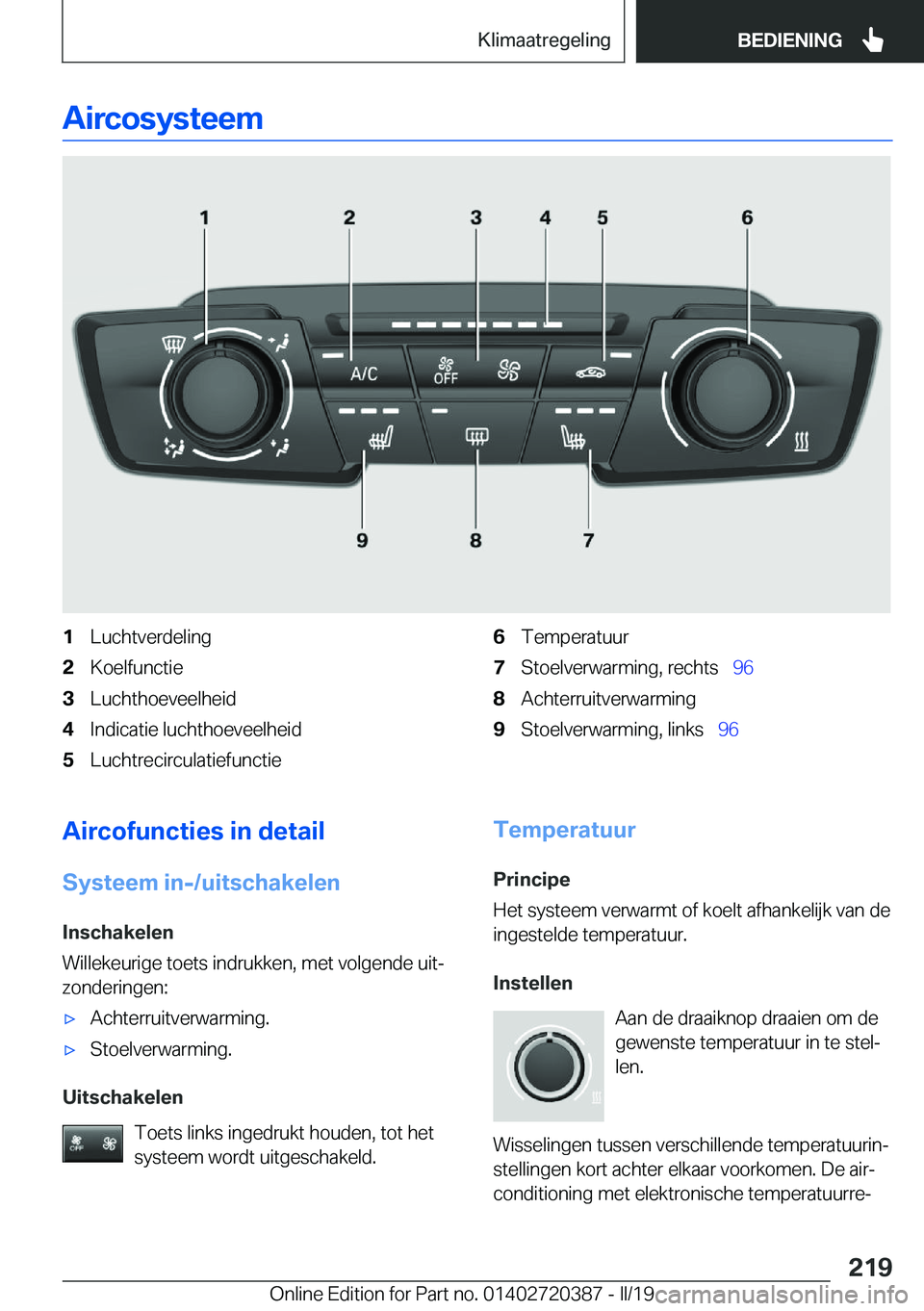 BMW X2 2019  Instructieboekjes (in Dutch) �A�i�r�c�o�s�y�s�t�e�e�m�1�L�u�c�h�t�v�e�r�d�e�l�i�n�g�2�K�o�e�l�f�u�n�c�t�i�e�3�L�u�c�h�t�h�o�e�v�e�e�l�h�e�i�d�4�I�n�d�i�c�a�t�i�e��l�u�c�h�t�h�o�e�v�e�e�l�h�e�i�d�5�L�u�c�h�t�r�e�c�i�r�c�u�l�a�t�i