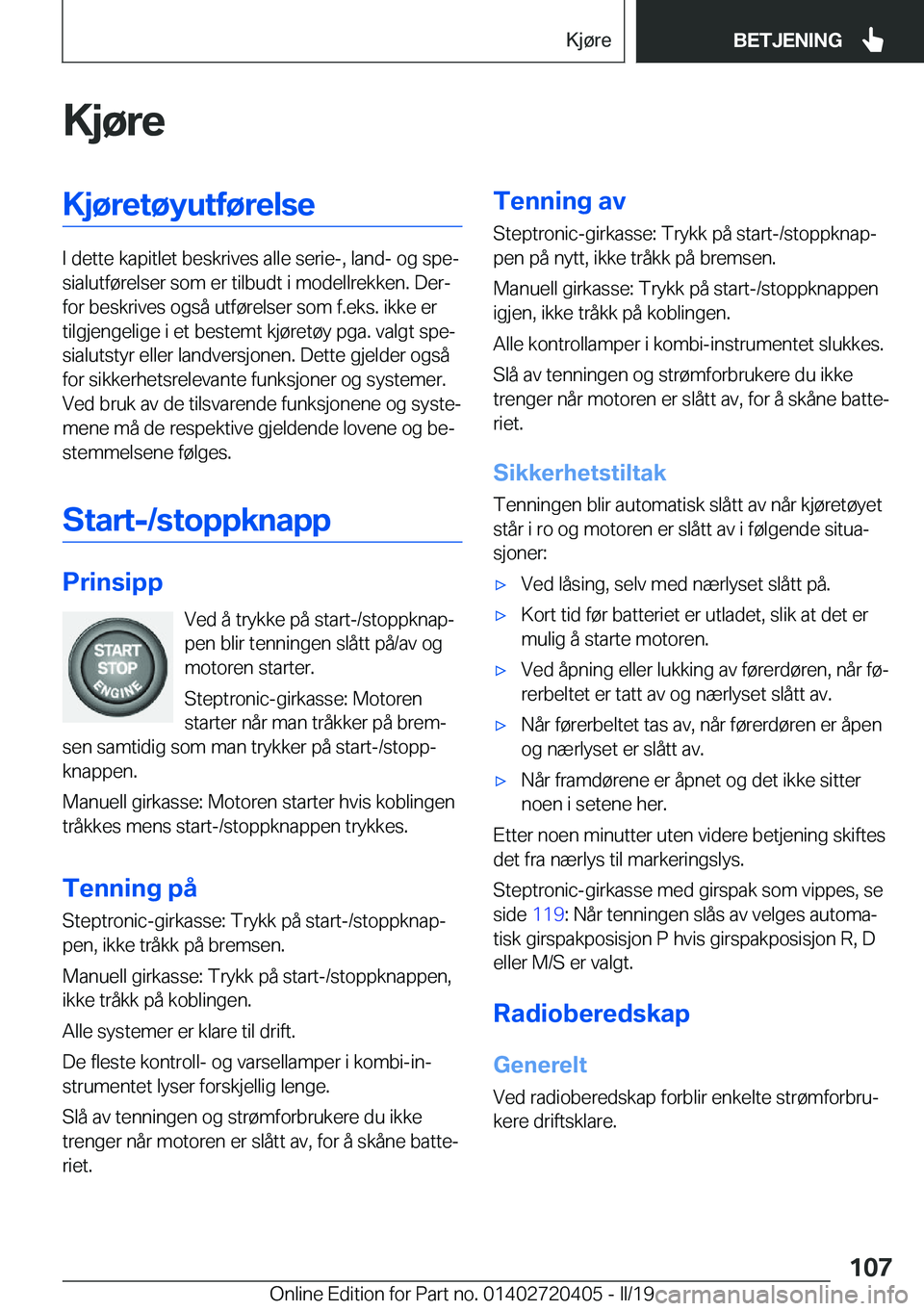 BMW X2 2019  InstruksjonsbØker (in Norwegian) �K�j�