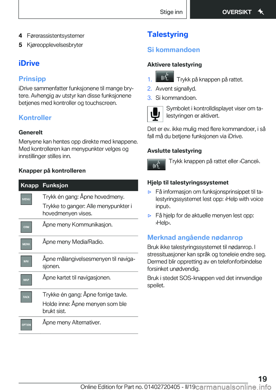 BMW X2 2019  InstruksjonsbØker (in Norwegian) �4�F�