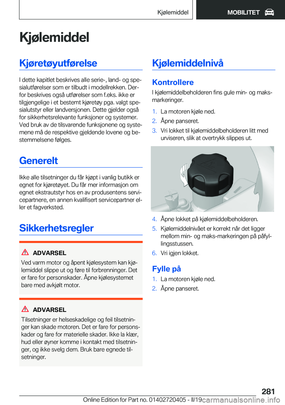 BMW X2 2019  InstruksjonsbØker (in Norwegian) �K�j�