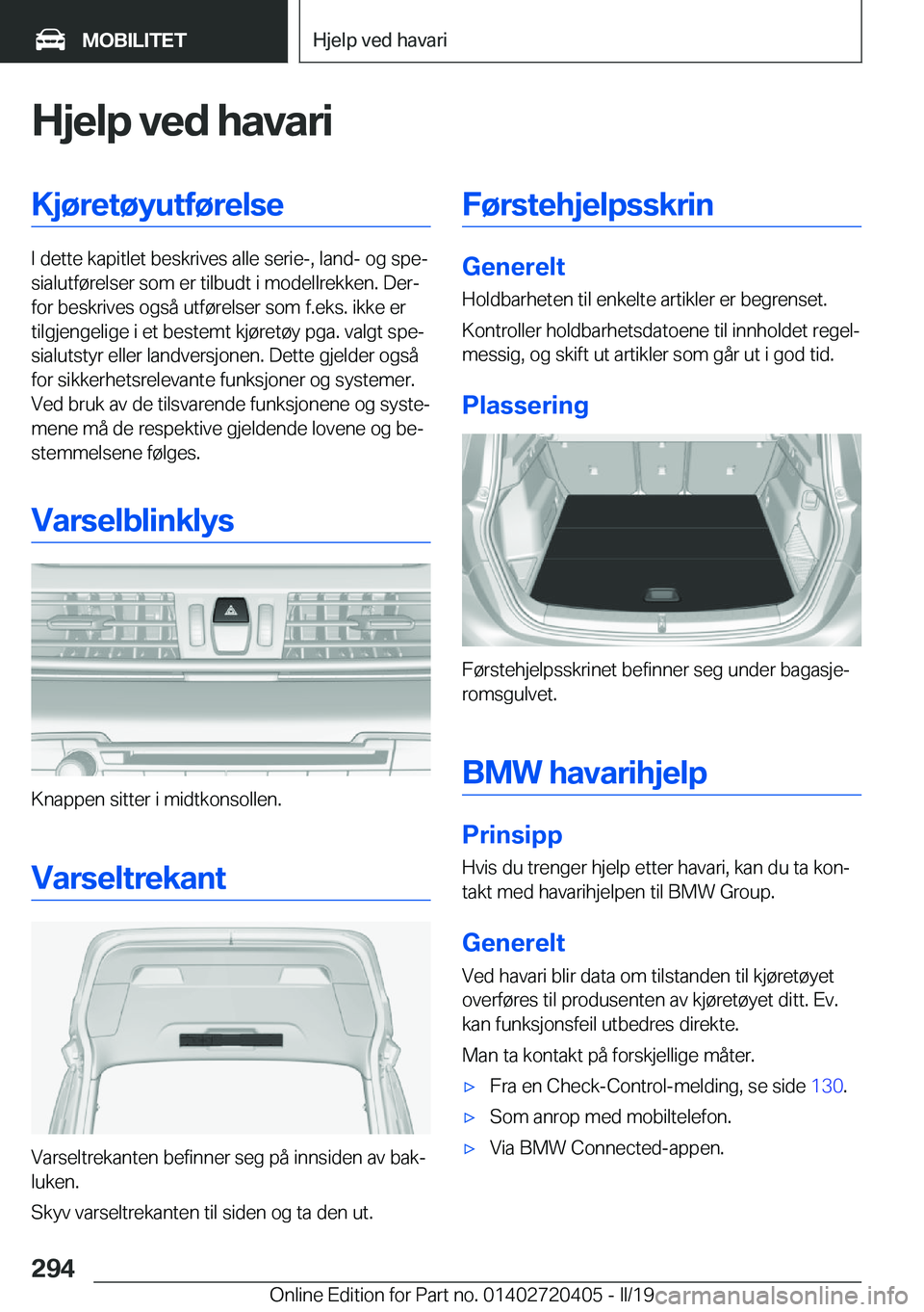BMW X2 2019  InstruksjonsbØker (in Norwegian) �H�j�e�l�p��v�e�d��h�a�v�a�r�i�K�j�