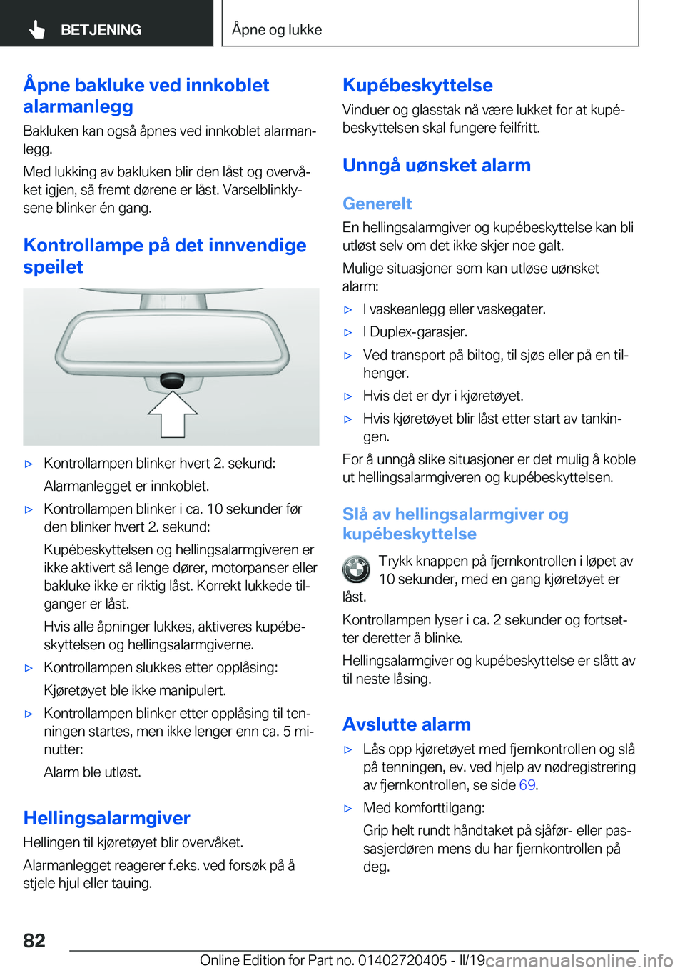 BMW X2 2019  InstruksjonsbØker (in Norwegian) �
