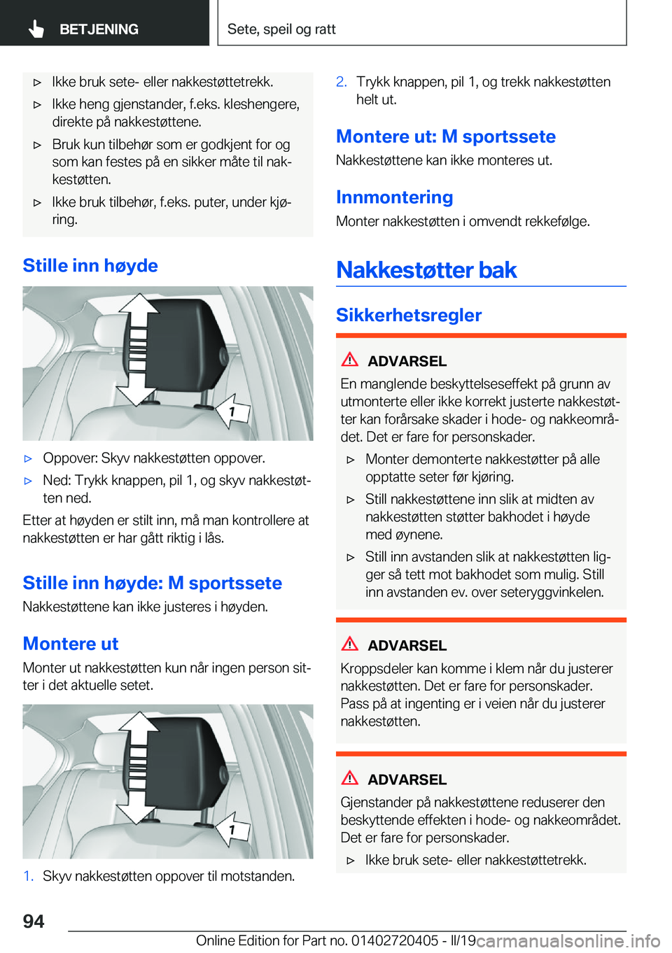 BMW X2 2019  InstruksjonsbØker (in Norwegian) x�I�k�k�e��b�r�u�k��s�e�t�e�-��e�l�l�e�r��n�a�k�k�e�s�t�