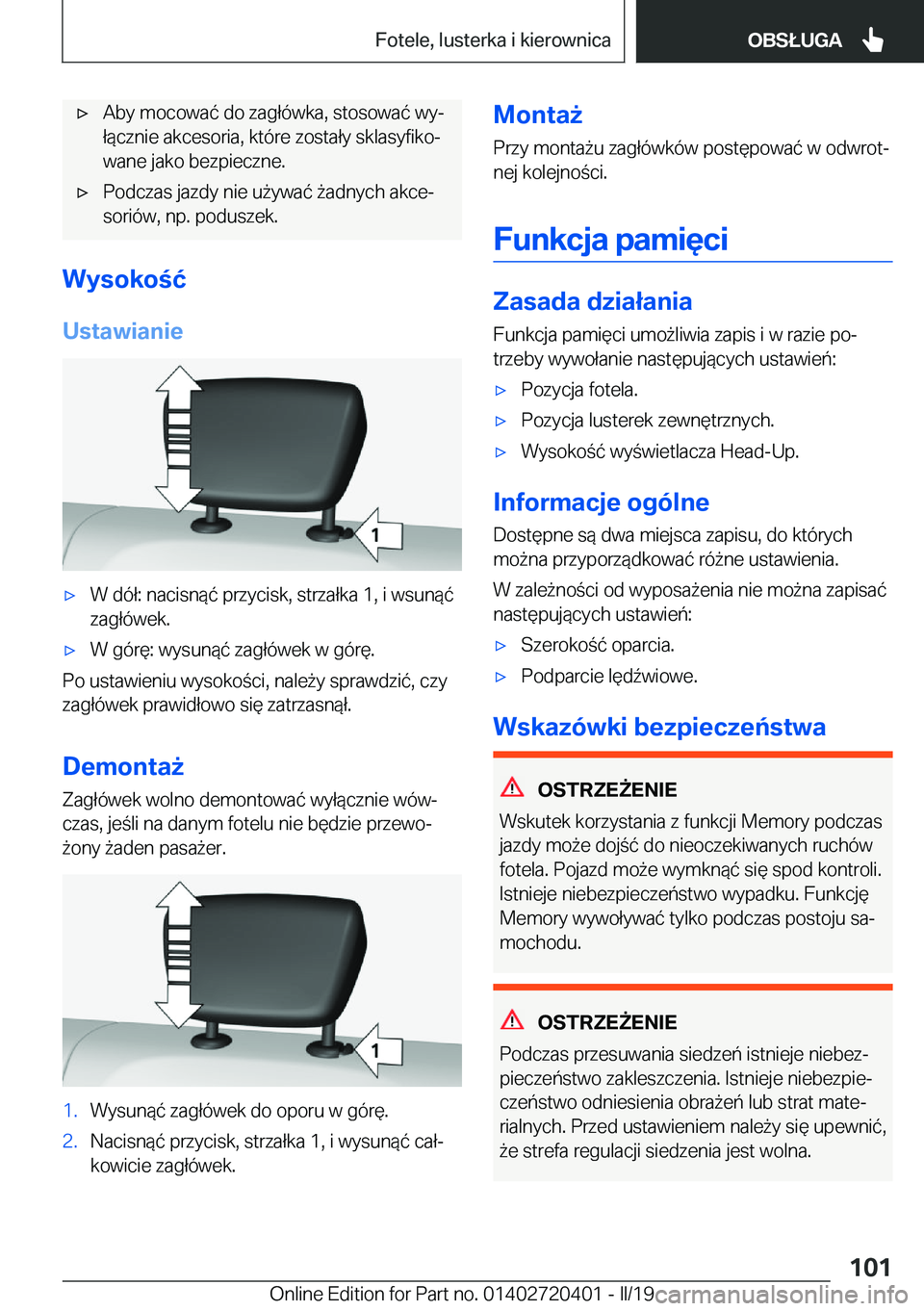 BMW X2 2019  Instrukcja obsługi (in Polish) 'x�A�b�y��m�o�c�o�w�a�
