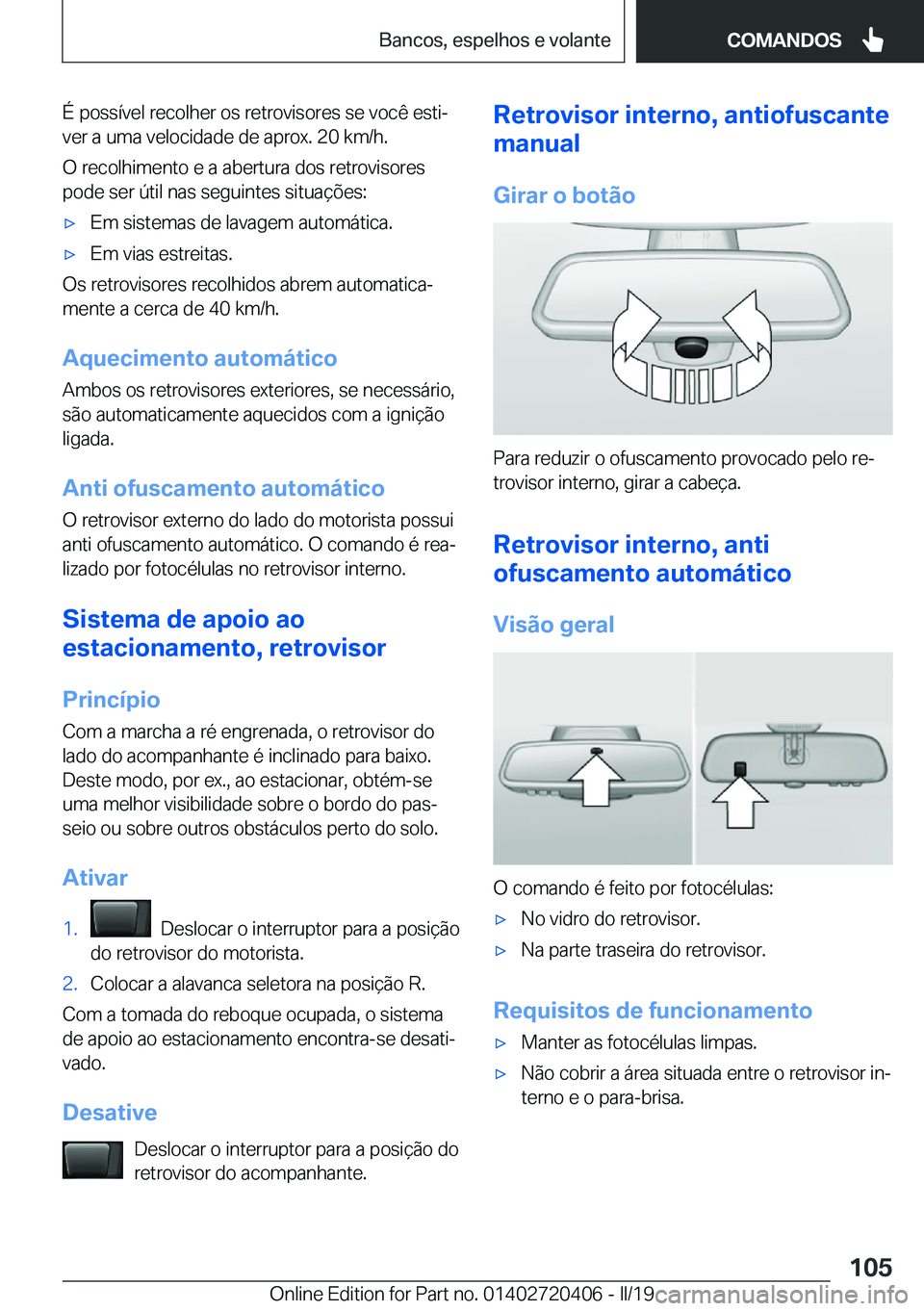 BMW X2 2019  Manual do condutor (in Portuguese) �