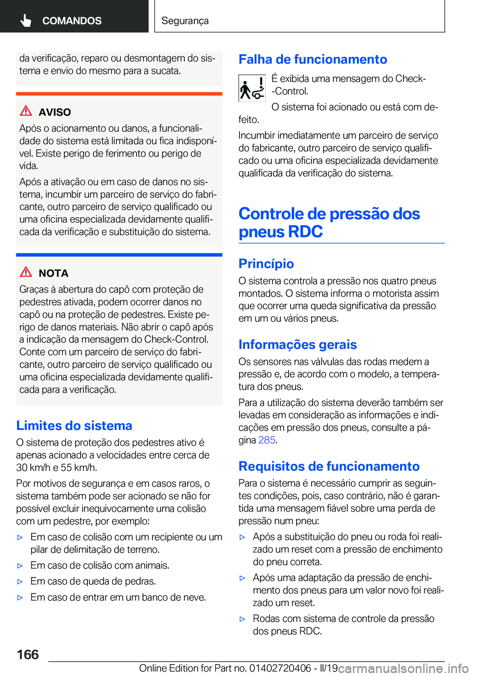 BMW X2 2019  Manual do condutor (in Portuguese) �d�a��v�e�r�i�f�i�c�a�