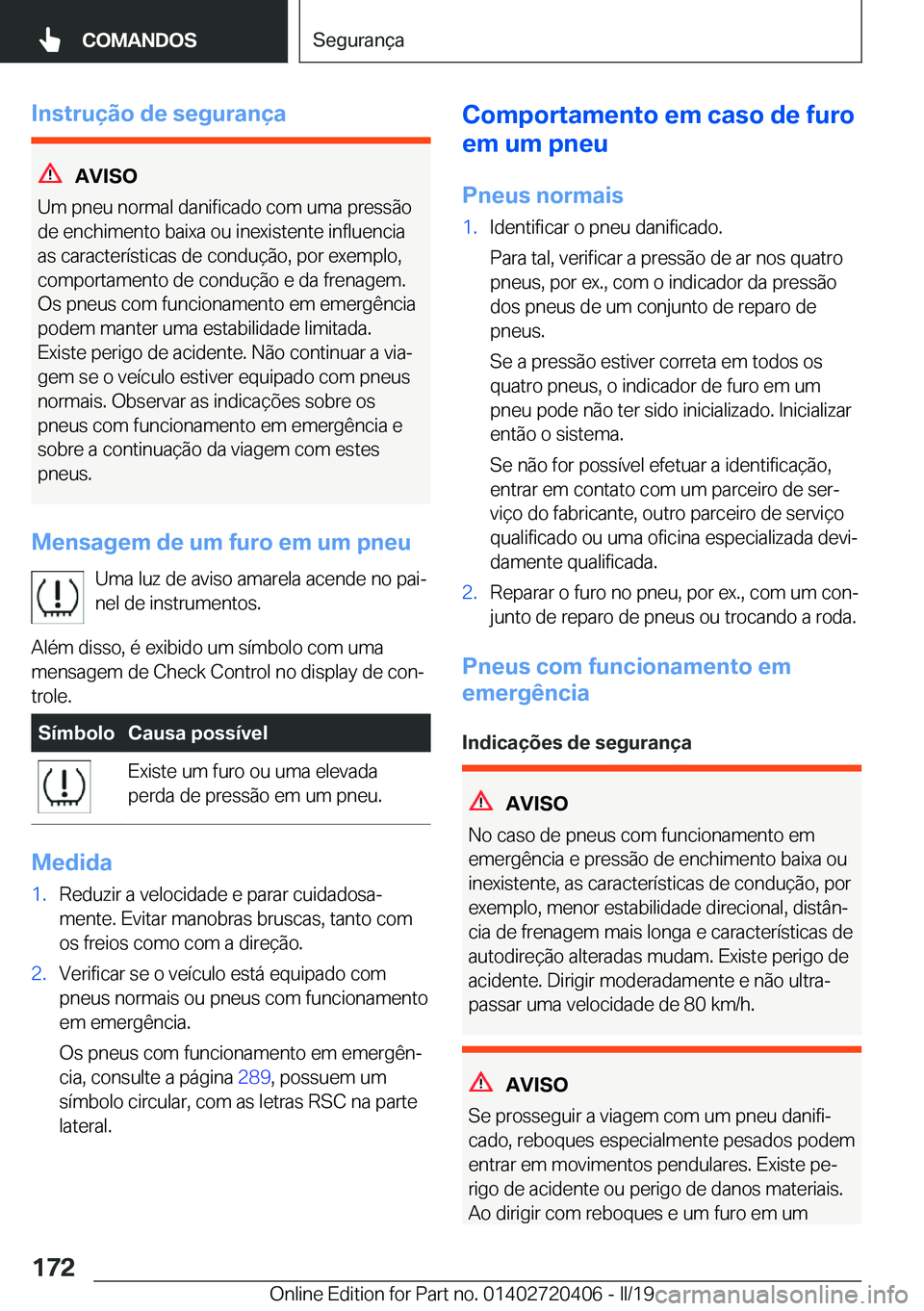 BMW X2 2019  Manual do condutor (in Portuguese) �I�n�s�t�r�u�