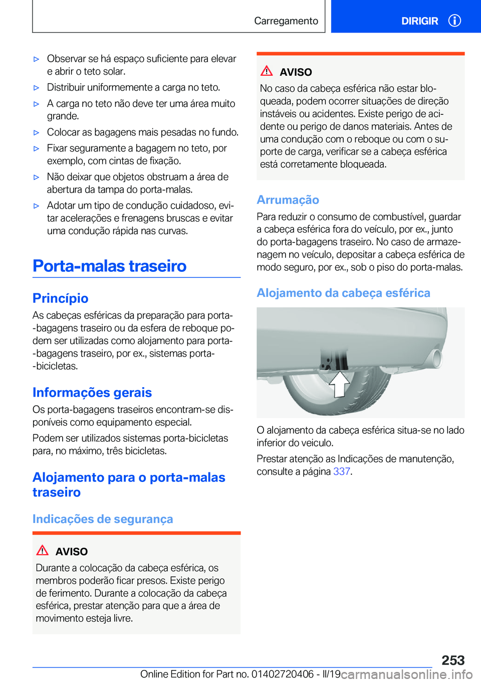 BMW X2 2019  Manual do condutor (in Portuguese) x�O�b�s�e�r�v�a�r��s�e��h�á��e�s�p�a�